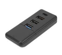 Car USB Hub, 4 Port USB Hub,USB Extender,with 3 USB Ports and 1 Type C Port USB Splitter for 3,Y