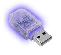 Car USB Light - Auto Mini LED Light,USB Lights Atmospheric Group Design To Add Romance, Colorful Lights With Automatic Conversion Works With Car, Computer