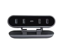 Car USB Shunt Hub Fast Compatible For Car 3/Y 2021-2023 Multiport Docking Station Powered Splitter Accessory