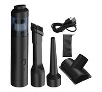 Car Vacuum - 19000Pa Handheld Blow & Suction Cleaner | 4-in-1 Multifunction Mini Vacuum with Air Duster, Blower & Pump for Cars Office Truck Pet Floor & Carpet Cleaning, 9.84 Inches