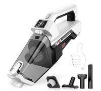 Car Vacuum Cleaner 16000PA Cordless with LED Light for Pet Hair | Handheld Mini Vacuum Rechargeable Portable, Washable HEPA Filter, Home Office Use