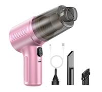 Car Vacuum Cleaner - 3.7 Volt Wireless ABS Body, Powerful Cordless Handheld, Type-C Charging | Vehicle Seat Crevices, Trunk Storage Area, Dashboard Surfaces, Gear Shift Console, Car Floor Mats