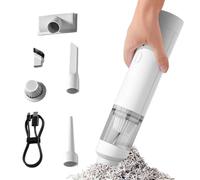 Car Vacuum Cleaner, Cordless Portable Air Duster, 10.63x2.17 inches, Multi-Nozzle Cleaning Tool, Compact Interior Solution, Ideal for Vehicle Seats, Home Furniture, RV Carpets, Pet Hair, Truck Cabins