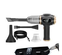 Car Vacuum Cleaner High Power, Car Vacuum Portable Cordless, Wireless Rechargeable Air Dusters Auto Accessories, for Room Pet Hair Keyboard Travel Dorm Home Cleaning Small Space