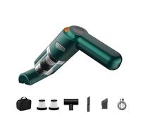 Car Vacuum Cleaner Portable Hand Vacuums 120W High-Power Handheld Vacuums Auto Accessories Kit For Interior Detailing Handheld Vacuum Cleaner Cordless Rechargeable For Car Car Vacuum Cleaner Wet Dry