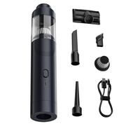 Car Vacuum Portable Cordless, Multifunctional Handheld Auto Cleaner with Multiple Nozzles, Rechargeable Air Duster for Vehicle Interior, Keyboard, Camping Gear, Truck Mats, and Home Furniture