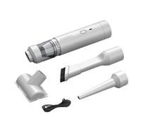 Car Vacuum Portable with 19000Pa Powerful Suction, Handheld Vacuum Cordless Rechargeable Blow & Suction 4 in 1 with Multi Accessories for Car Home Pet or Make Fire in The Wild By Blowing Air (Write)
