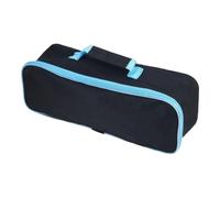 Car Vacuum Storage Bag Oxford Fabric Carry Case with Handle, 43 X 9 X 13 Cm Zippered Organizer for Road-Trip Gear Portable Vacuum Bag Inflator Storage Case Vehicle Gear Organizer Pouch Cabin Accessory