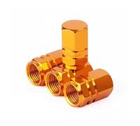 Car Valve Caps For Chevrolet For Tahoe For Equinox | Aluminum Dust Caps For Car Tyres Rain And Mud Protection(Gold)