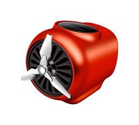 Car Valve Fragrance Dispenser Air Conditioning Outlet Clip Propeller Design Fragrance Decoration Solar Powered Odour Neutraliser for Men and Women
