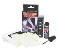 Car/Van Metallic Silver Micro Alloy Wheel Repair Refurbish Kit
