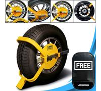 Car Van Motorhome Caravan Wheel Clamp 13" 14" 15" 16" 17" High Security 9065+M