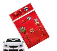 Car & Vehicle Decals | Magnetic Mini Semi-Detached - Lunar New Year Good Luck Couples,SUV & ATV Exterior Door Decoration