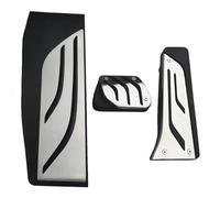 Car Vehicle Pedal Foot Treadle For BMW 1 2 3 4 Series For F31 For F32 For F36 Fuel Gas Brake Clutch Foot Rest Pedal Pad Cover Replace Pedals Set(WHITE)