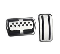 Car Vehicle Pedal Foot Treadle For Focus 2 For MK2 Car Stainless Steel Car Pedal Pads Cover Car Styling Auto Accessories Pedals Set(WHITE)