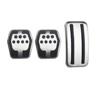 Car Vehicle Pedal Foot Treadle For Focus 2 For MK2 Car Stainless Steel Car Pedal Pads Cover Car Styling Auto Accessories Pedals Set(Black)