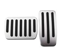Car Vehicle Pedal Foot Treadle For Tesla For Model 3 For Y 2022 2023 2024 Pedals Accelerator Brake Pads Aluminum Alloy/Stainless Steel Car Pedal Cover Pedals Set(Stainless steel)