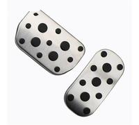 Car Vehicle Pedal Foot Treadle For Toyota For Hilux For Revo For Carmilla AT 2015 2016 2017 2018 2019 2020 2021 Stainless Steel Auto Pedal Protection Cover Car Pedals Pedals Set(AT 2Pcs)
