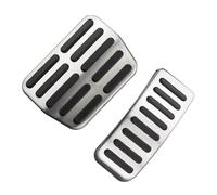 Car Vehicle Pedal Foot Treadle For Toyota For Hilux For Revo For Carmilla AT Car Pedals 2015 2016 2017 2018 2019 2020 2021 Stainless Steel Auto Pedal Protection Cover Pedals Set(AT 2Pcs)