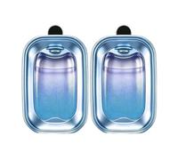 Car Vent Air Freshener 2Pcs Solid Perfume Diffuser For Car | Durable acrylic car perfume diffuser, wind powered scent for universal vehicle vents, elegant C