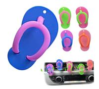 Car Vent Air Freshener 5PCS Cute Shoe Slippers Shape Car Aromatherapy Vent Clips Flip Flops Car Diffuser Car Supplier