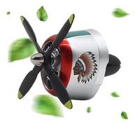 Car Vent Air Freshener - Rotating Plane, 1 Piece Propeller Diffuser For Fresh Scent, Aviation Fan With Clip Base, Cabin Gear, Odor Neutralizer For Interior, SUV And RV Auto Vehicle Maintenance