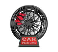 Car Vent Clips | Air Freshener Vent Clips | Wheel Rim Car Diffuser with Refillable Aromatherapy Capsules, ABS Auto Air Freshener