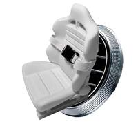 Car Vent Clips Cute,3D Vent Clips With Seat Shape - Automotive Trim for Visor Cup-Holder Family Convertible Door Window Dashboard Seat Vehicle Friends Truck