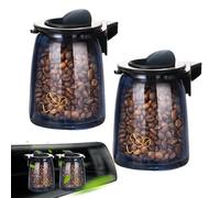 Car Vent Diffuser - 2 Pieces Air Freshener Clip | Coffee Bean Car Air Freshener for Odor Removal, Solid Caŕ Diffuser Fragrance Diffuşer Caŕ Aromatherapy Vent Clip Accessory