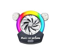 Car Vent Diffuser - 360 Degree Car Air Freshener Accessories, with LED Lighting, Aromatherapy Scent Fragrance, for Interior, Family, Home, Friends, Colleagues, Women, Stylish Design for Daily