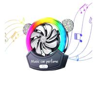Car Vent Diffuser -, Stylish Device | Adjustable 360 Degree Swivel with LED Lights, Oil Fragrance for Vehicle Interior Home Office Travel Cars Family Friends Gift Use