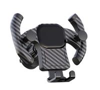 Car Vent Phone Holder, Retractable Cradle, Steering Mount, Adjustable Grip, Airflow Safe, Compact Build, Hands-Free Driving, Easy Clip-On, Perfect for Truck, Sedan, RV, Pickup, 4.72x3.35x3.74 inches