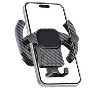 Car Vent Phone Mount, Steering Wheel Design, 4.72x3.35x3.74 inches, Smartphone Holder, for Automobile AC Vents, Secure Dashboard Clip, Android, Pickup, Truck, Sedan, Travel Support Stand