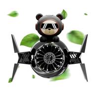 Car Vent Propeller Air Freshener Rotating Bear Design Decorative