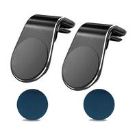 Car Vent Speedometer Holder, 2 Pcs Car Phone Air Vent Mount Car Mount Holder Magnetic Car Phone Holder L Shape Air Vent Mount Clip Stand With Stable Support For Travelling, Outing, Commuting