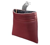 Car Vent Storage Pouch - Car Side Pocket Organizer Leather,Car Accessories Interior, Car Trash Bag, Foldable Multifunctional Car Garbage Can for Coin Key Card Case
