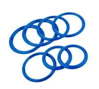 Car Vent Trim Kit Compatible With For A W177 B W247 GLB X247 For CLA C118 GLA H247 2020+ ABS Car Central Air Conditioning Vent Outlet Ring Cover Trim(Blue)