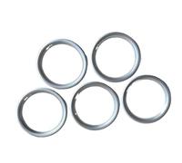 Car Vent Trim Ring 5Pcs Dashboard Air Conditioning Outlet Vent Cover Trim Interior Compatible With Suzuki For Vitara 2015 2016 2017 2018 2019 2020(Silver)