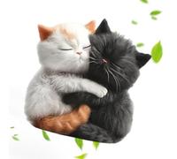 Car Ventilation Fragrance Dispenser, 2D Acrylic Clip, Decorative Cat Fragrance Diffuser for Car, Motorhome, Home