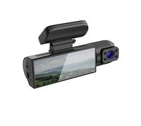 Car Video Camera Full Coverage Dashcam With 2 Lens 1080P Night Video 300W 3.16inch Screen Dashboard Camera Multiple Language