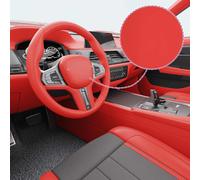 Car Vinyl Wrap Film Matt Red PVC 100x150cm Self-Adhesive Bubble-Free 0.14mm DIY