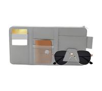 Car Visor Accessories - Portable Car Organizer Bag, Multi-Function Holder for Sunglasses, Documents and Cards | Interior Solution for Vehicles, Road Trips, Daily Travel