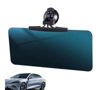 Car Visor Extender - Sun Block Shield Panel for Driver Visibility Protection | Adjustable Clip On UV Blocking Shade with Anti Glare Lens, Automotive Interior Sun Blocker 13x6.1in