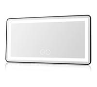 Car Visor Mirror Rechargeable USB Type-c Input ABS Glass | Cordless Use, 1.2m Cable Included, Driver and Passenger Seat Area, Road Trip Breaks