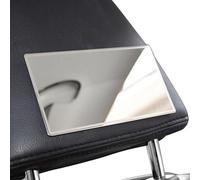 Car Visor Mirror - Shatterproof Auto Vanity Reflection Panel, Adhesive Stainless Travel Mirror | Clear Image Makeup Grooming For Anyone Who Wants To Their Makeup On The Way.