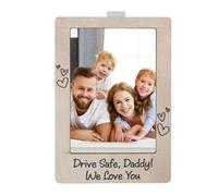 Car Visor Photo Clip, Dashboard Picture Holder, Interior Decoration Accessory, Travel Memory Display, Creative Decor for Photography Families Road Trip Drivers and Tourists, 4.21 x 2.76 x 0.87 inches