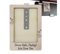 Car Visor Picture Frame, Car Photo Holder, Photo Frame With Clip Accessories, Gift For Drivers, 10.7x7x2.2cm(B)