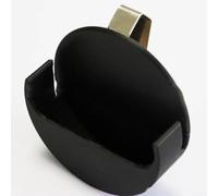 Car Visor Snuff Can Holder Clip 2-Pack Black ABS(black)