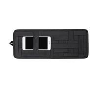 Car Visor Storage Board - Elastic Multi-Pocket Panel - Car Sunglass Holder Visor Organizer - for Sedan Minivan RV Cards Key Earphone Commuting Travel Road Trip