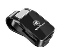 Car Visor Sunglasses Holder for Alfa Romeo GTV,Stable Car Sunglasses Holder Heat Resistant Non-slip Multifunctional Car Glasses Case Interior Accessories,Black